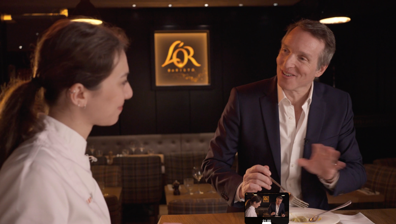 Scène dans le restaurant Top Chef L'OR